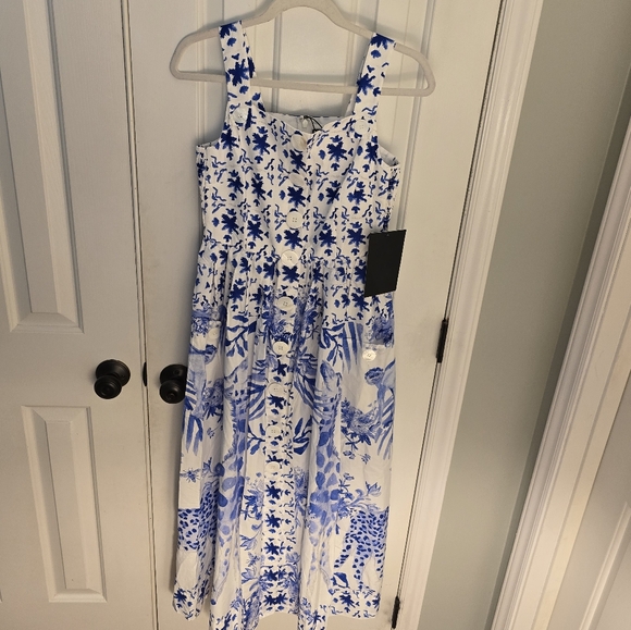 NWOT Tuckernuck X LouLou Baker - Painted Safari Vita Dress - Size Small - Picture 7 of 7